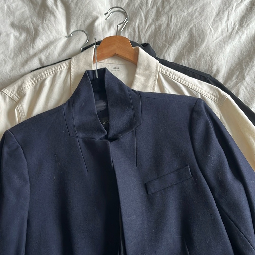 J.Crew navy wool blazer